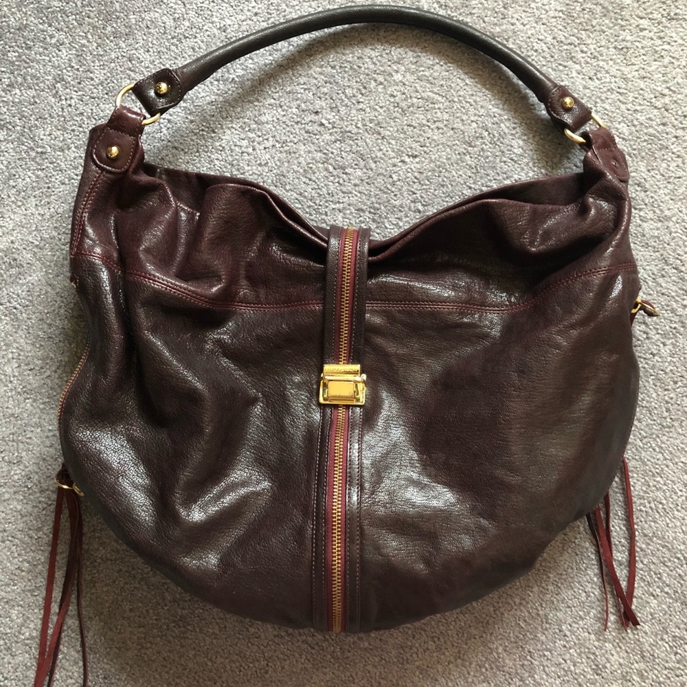 Rebecca Minkoff “Darling” burgundy leather hobo